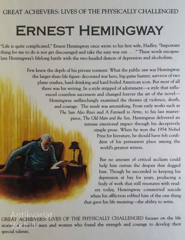 ERNEST HEMINGWAY, Melissa McDaniel