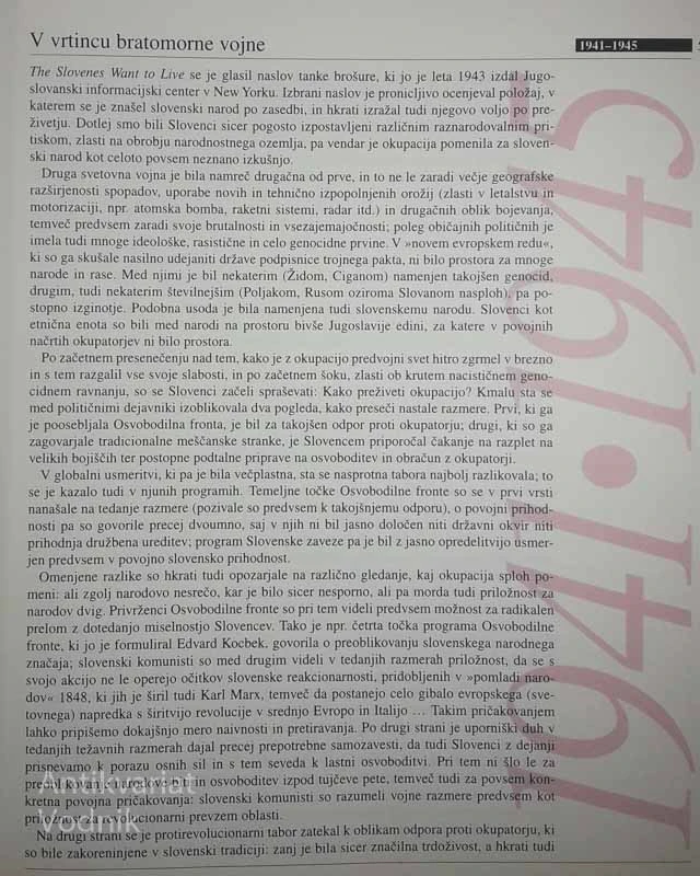 SLOVENSKA KRONIKA 20. STOLETJA 1941-1995, Marjan Drnovšek