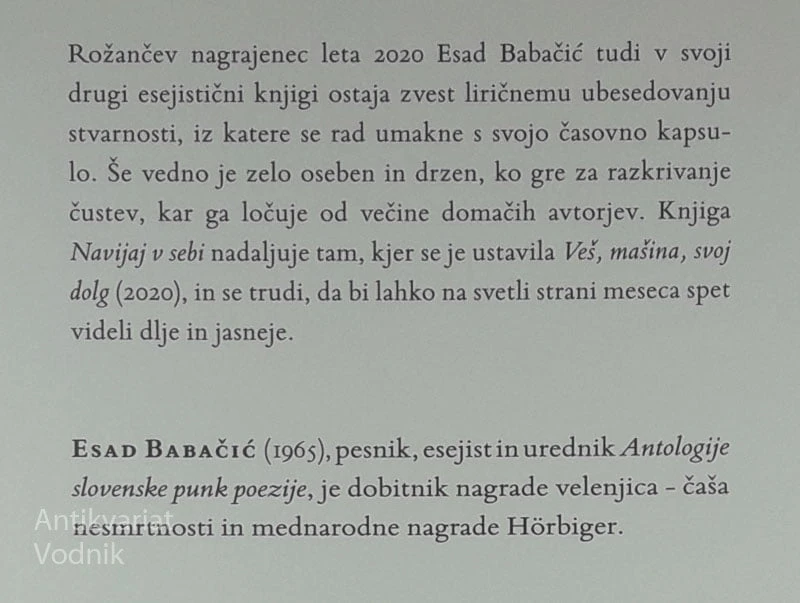 NAVIJAJ V SEBI, Esad Babačić
