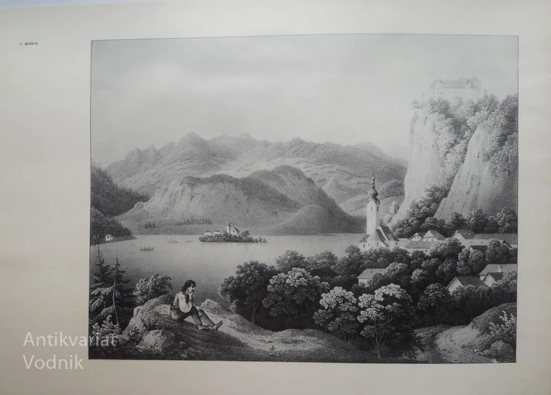 WAGNERJEVE VEDUTE KRANJSKE 1842-1848, reprodukcije grafičnih listov v mapici