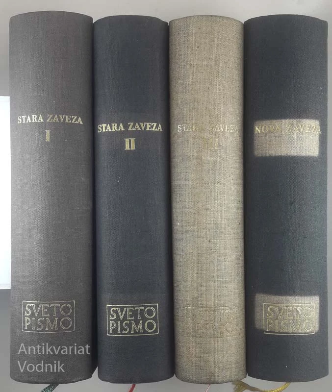 SVETO PISMO STARE IN NOVE ZAVEZE, v 4 delih