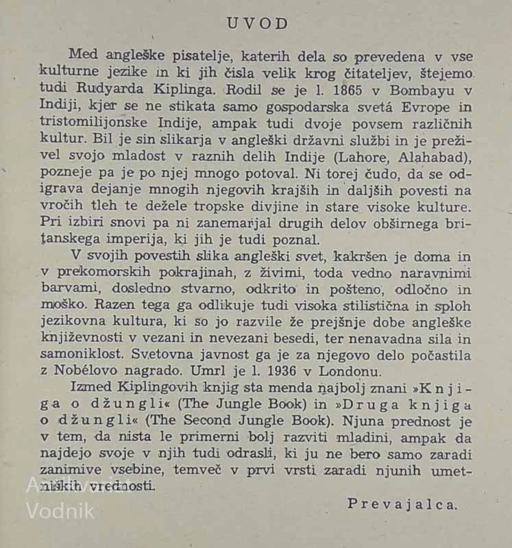 KNJIGA O DŽUNGLI, Rudyard Kipling