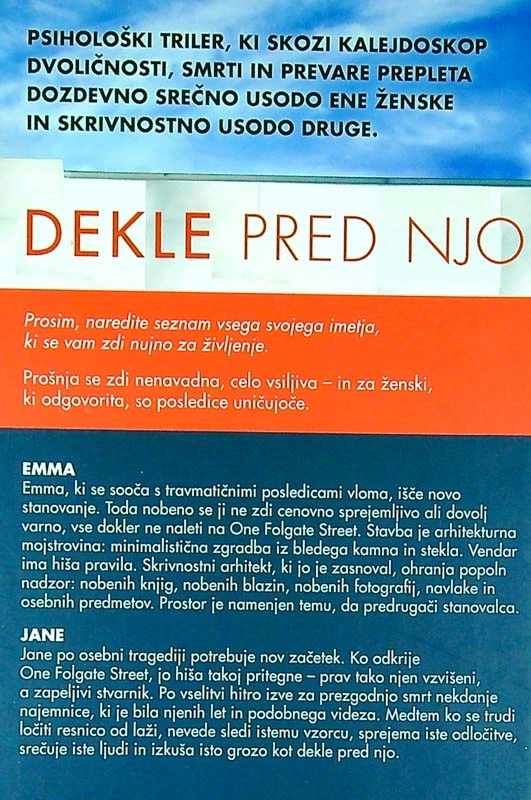 DEKLE PRED NJO, J. P. Delaney