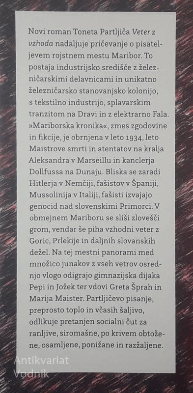 VETER Z VZHODA, Tone Partljič