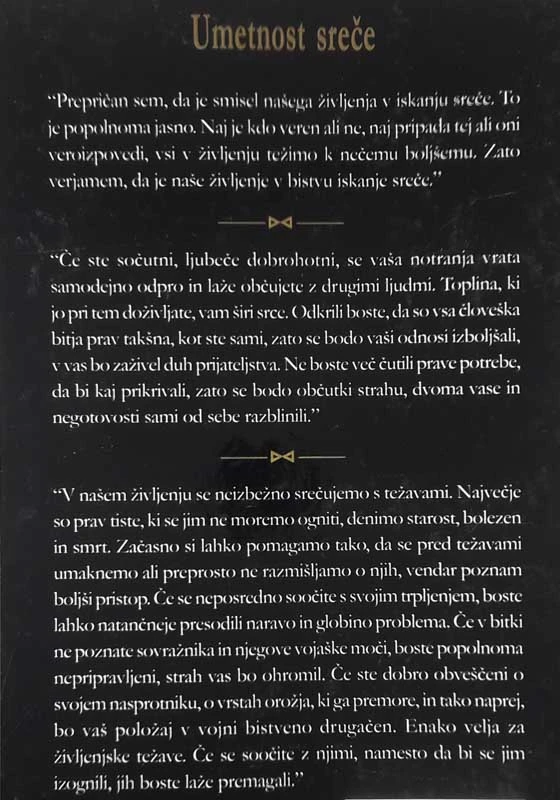 UMETNOST SREČE, Dalajlama