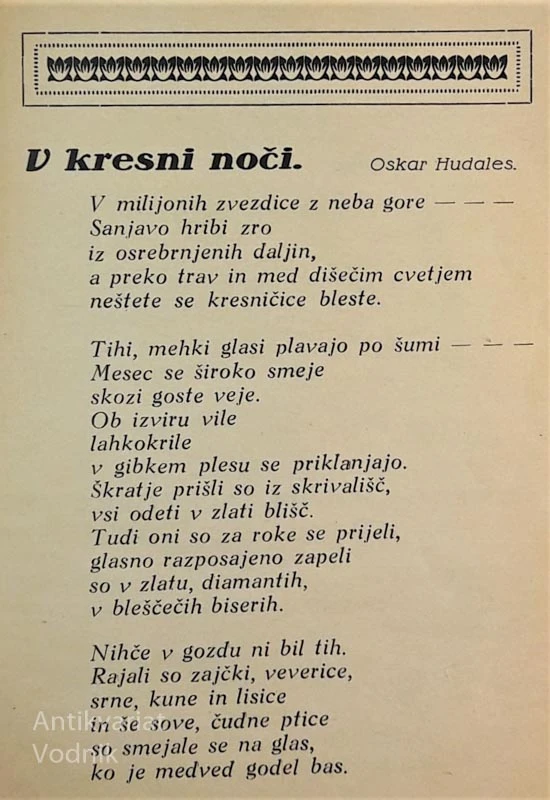 KRESNICE, knjižica Slovenske matice št. 12 (leto 1931)