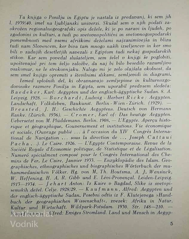 NIL IN DEŽELA EGIPČANOV, Valter Bohinec