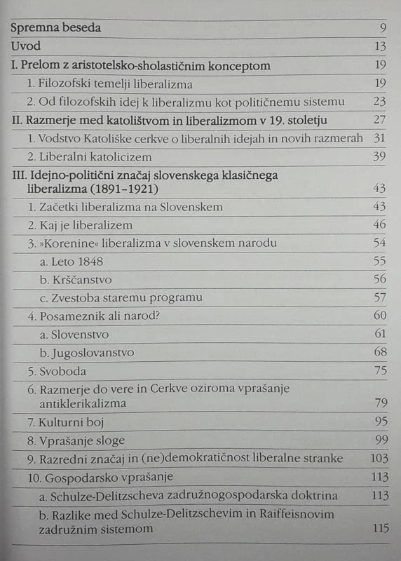 SLOVENSKI KLASIČNI LIBERALIZEM, Zvonko Bergant