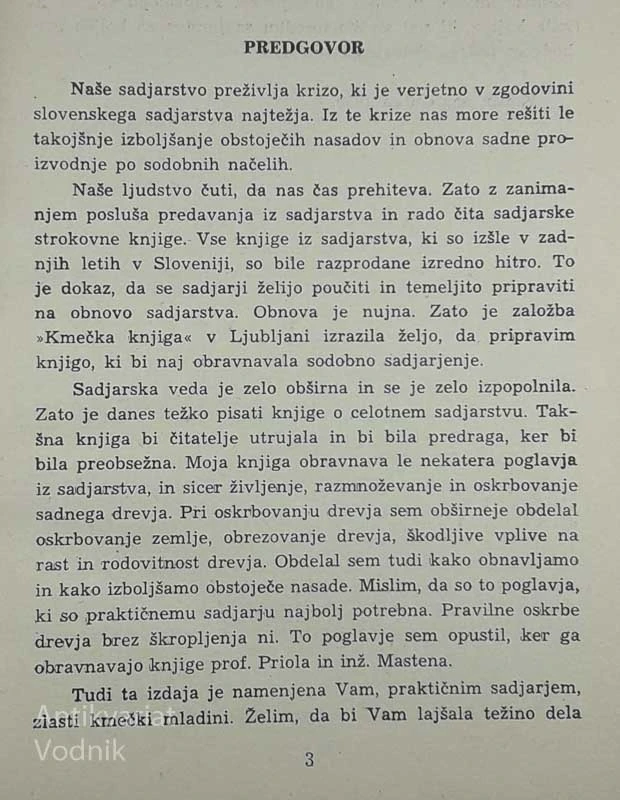 PRAKTIČNO SADJARSTVO, Anton Flego