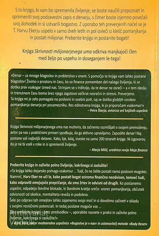 SKRIVNOSTI MILIJONARJEVEGA UMA, T. Harv Eker