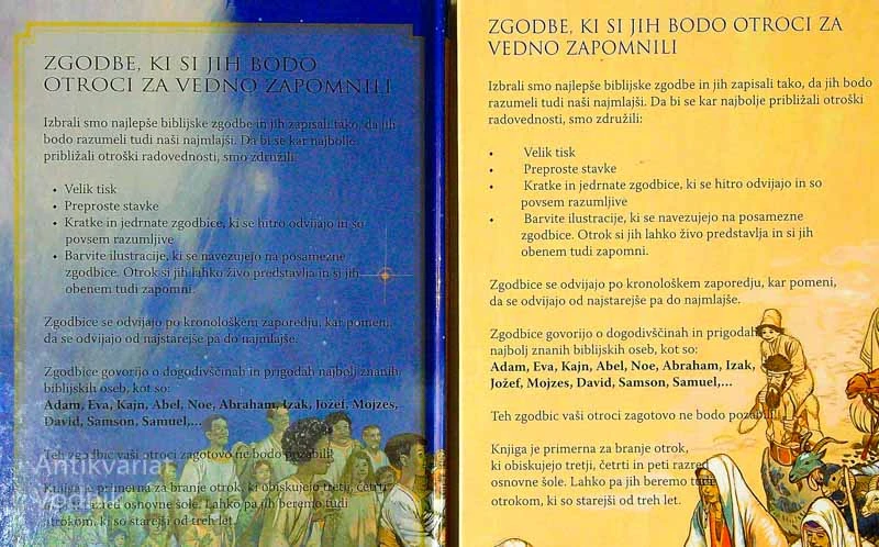 OTROŠKA BIBLIJA; STARA IN NOVA ZAVEZA
