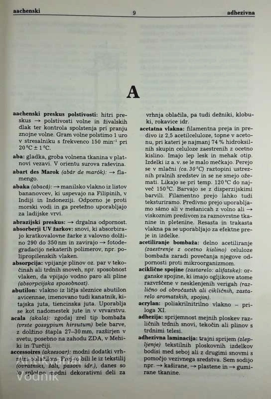 TEKSTILNI LEKSIKON