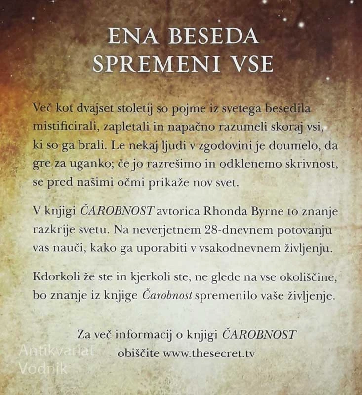 THE SECRET: ČAROBNOST, Rhonda Byrne