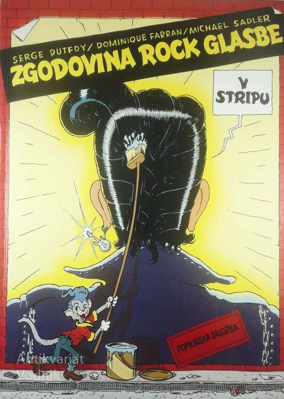 ZGODOVINA ROCK GLASBE; V STRIPU, Michael Sadler