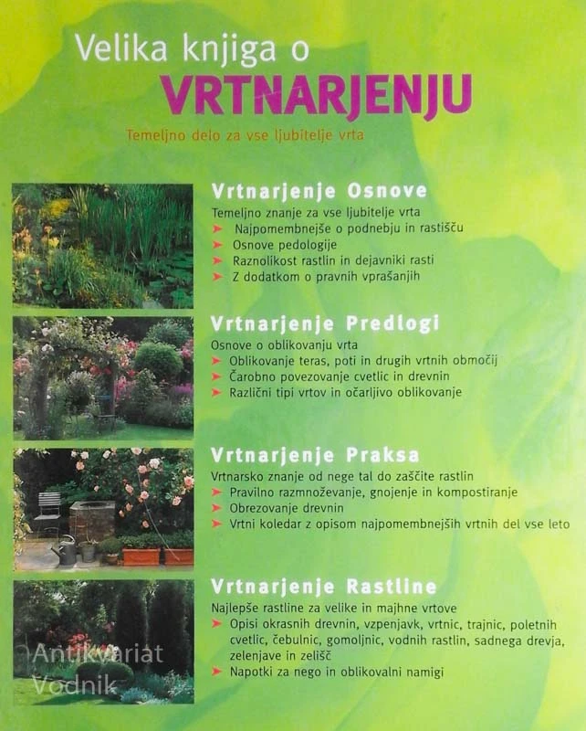 VELIKA KNJIGA O VRTNARJENJU, Temeljno delo za vse ljubitelje vrta