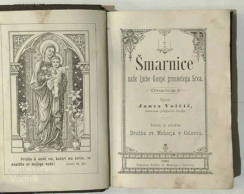 ŠMARNICE NAŠE LJUBE GOSPE PRESVETEGA SRCA, Janez Volčič
