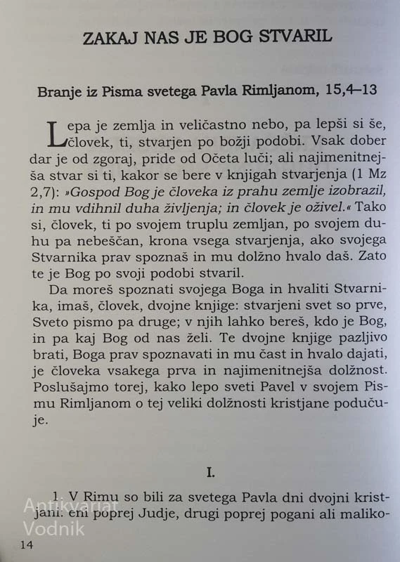 KRŠČANSKA BESEDA ANTONA MARTINA SLOMŠKA
