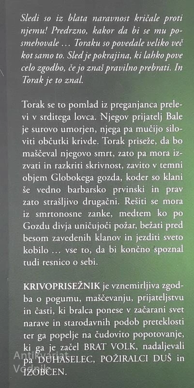 KRIVOPRISEŽNIK, Michelle Paver