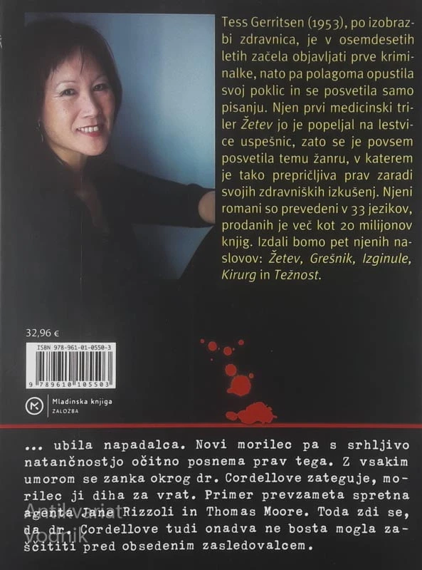 KIRURG, Tess Gerritsen