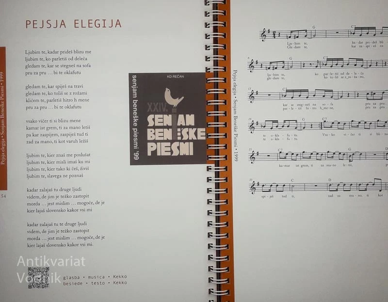 KEKKO; BESIEDE AN GLASBA – PESMARICA