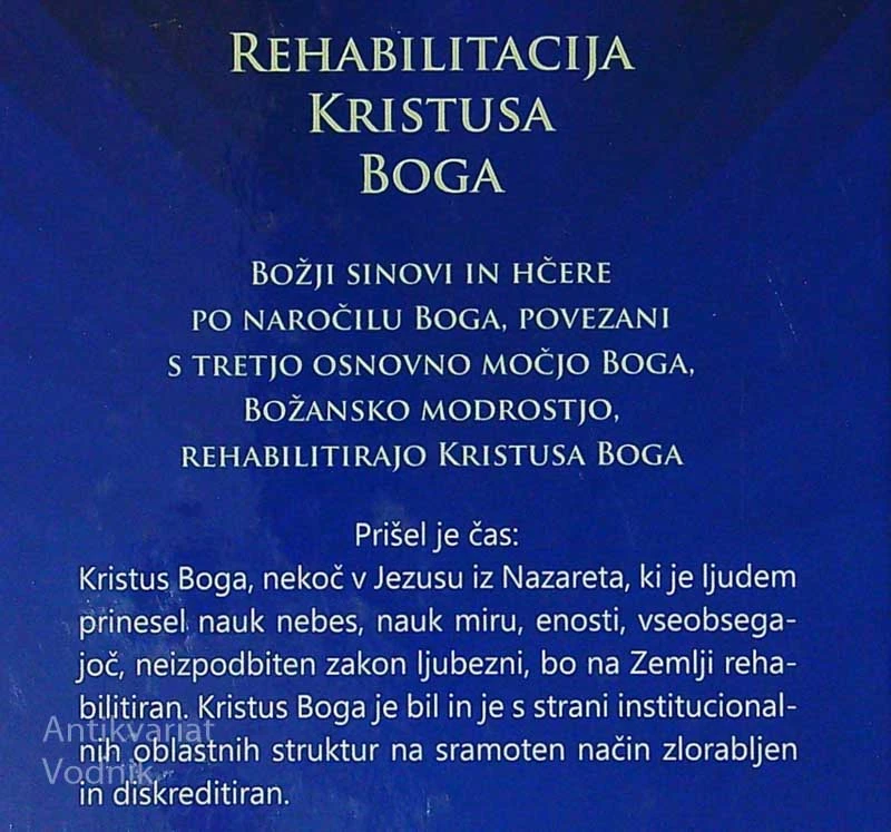 REHABILITACIJA KRISTUSA BOGA