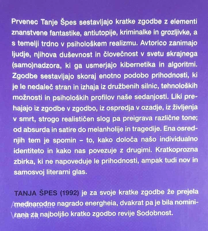 NEDALEČ STRAN, Tanja Špes