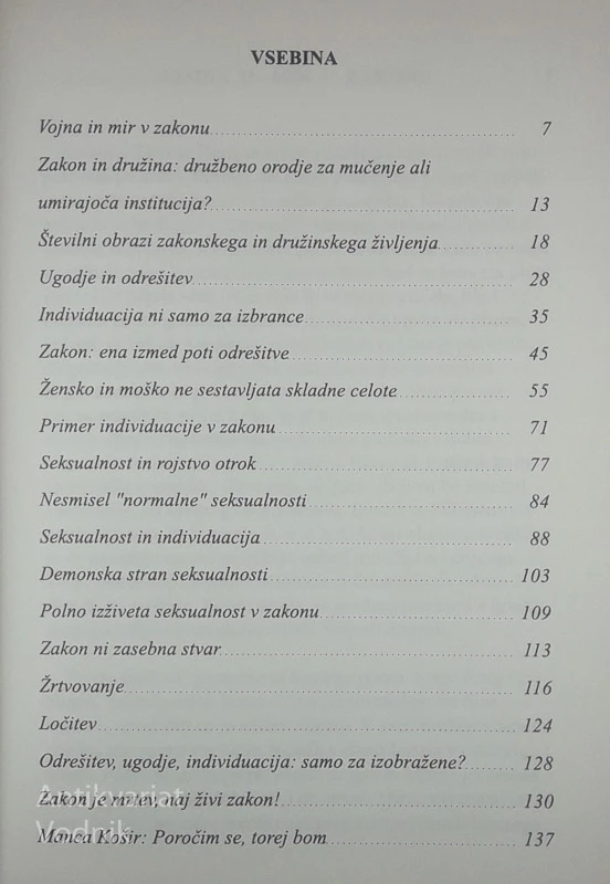 POROČITI SE ALI NE; PSIHOLOGIJA OSEBNOSTNE RASTI V ZAKONU, Adolf Guggenbühl-Craig