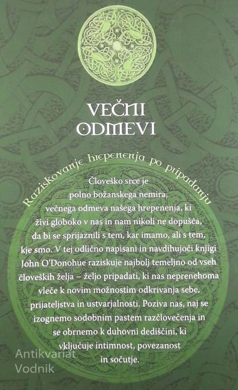 VEČNI ODMEVI, John O’Donohue