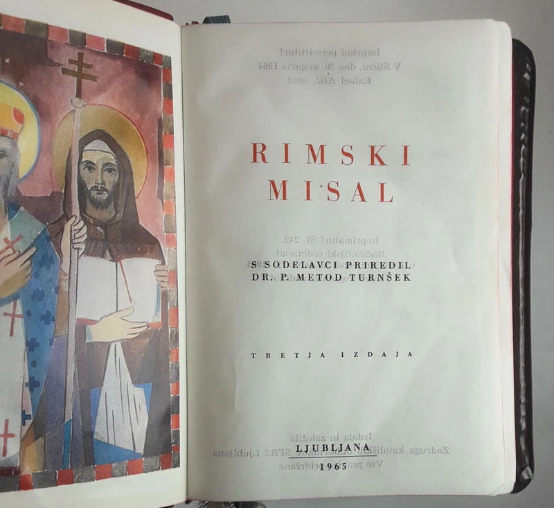 RIMSKI MISAL, dr. P. Metod Turnšek
