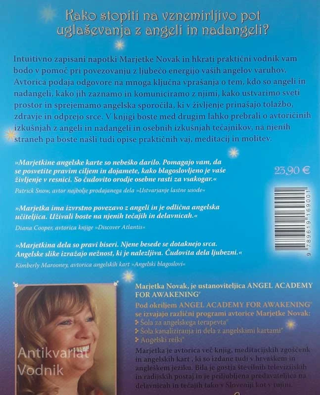 ŽIVLJENJE Z ANGELI IN NADANGELI, Marjetka Novak