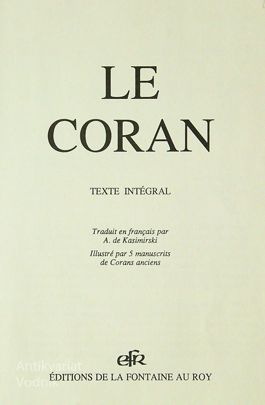 LE CORAN