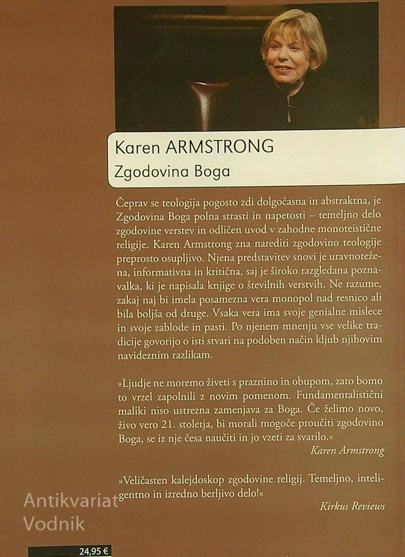 ZGODOVINA BOGA, Karen Armstrong