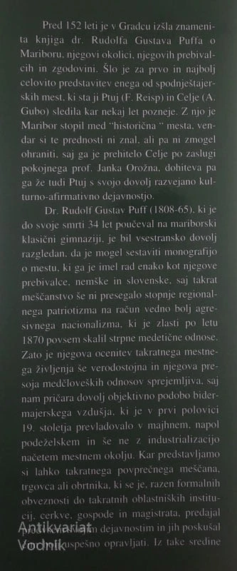 MARIBOR, Rudolf Gustav Puff