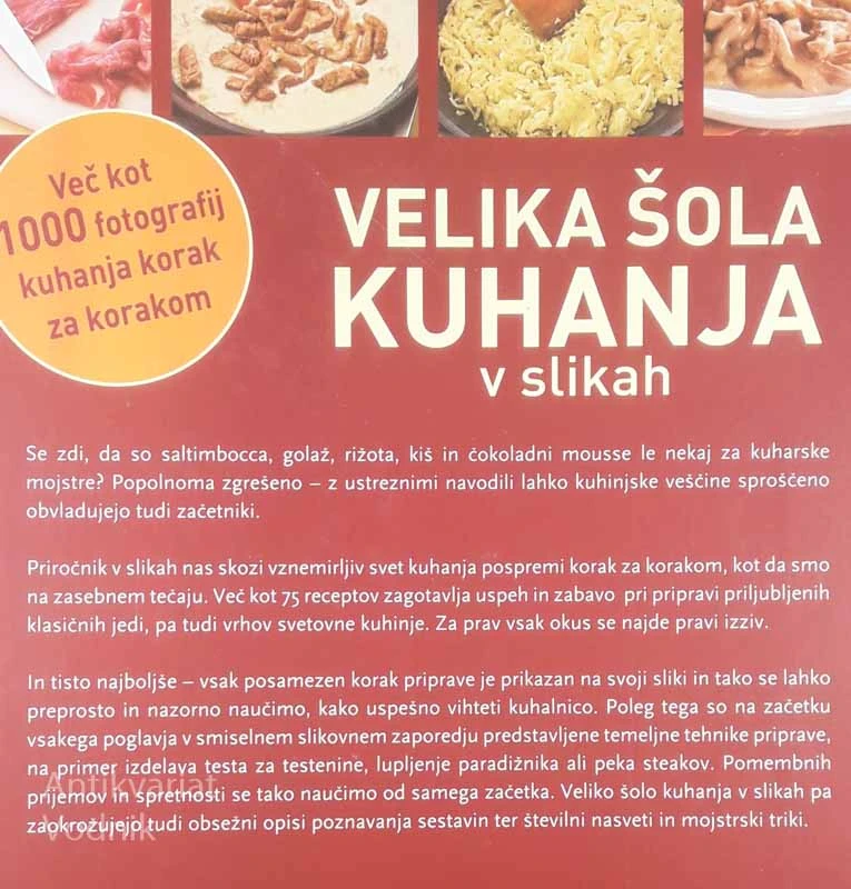 VELIKA ŠOLA KUHANJA V SLIKAH