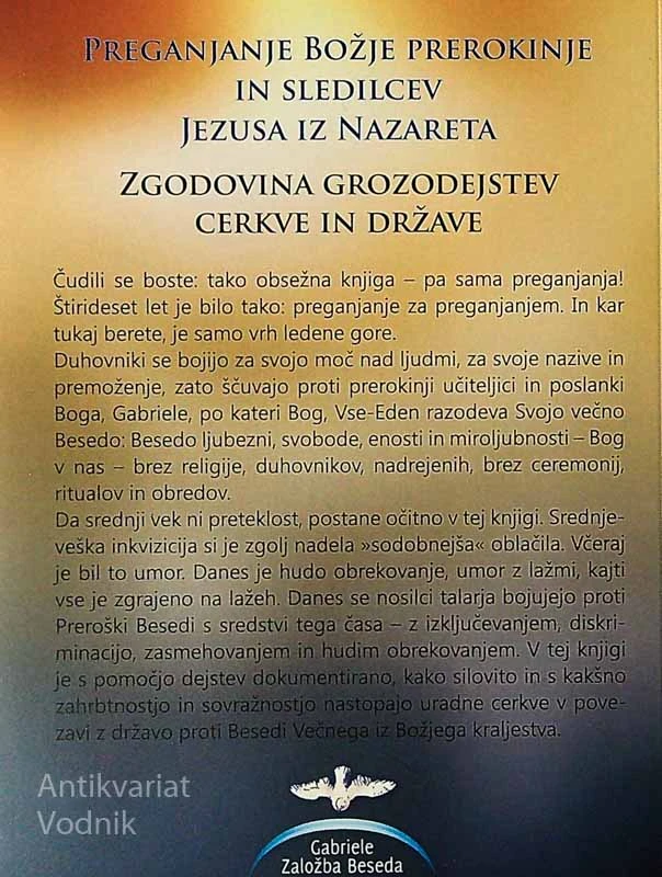 PREGANJANJE BOŽJE PREROKINJE IN SLEDILCEV JEZUSA IZ NAZARETA, Matthias Holzbauer