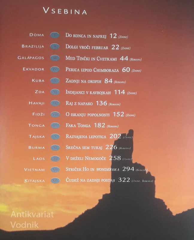 PRIJAZNE POTI Z MALO KAJO OKOLI SVETA, Romana in Zvone Šeruga