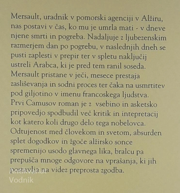 TUJEC, Albert Camus