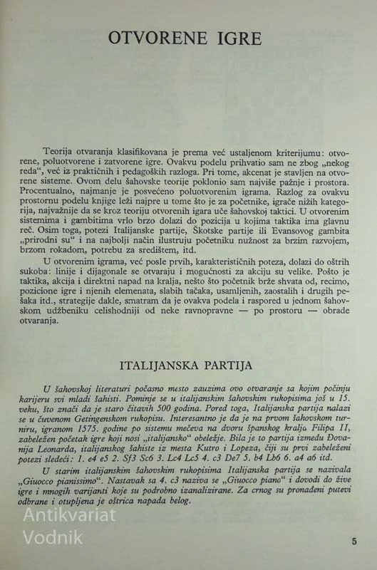 ŠKOLA ŠAHA, I. in II. del, Borislav Ivkov