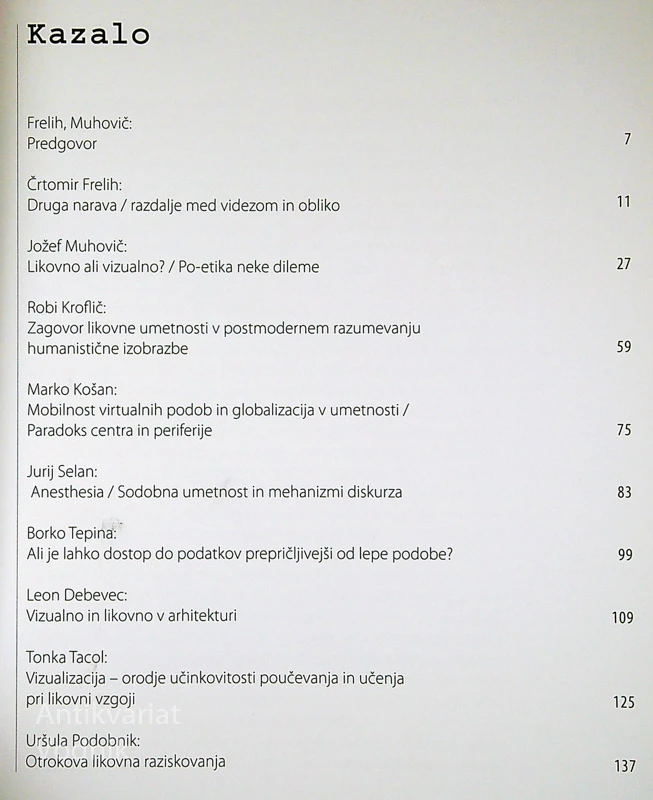 LIKOVNO / VIZUALNO, Črtomir Frelih in Jožef Muhovič