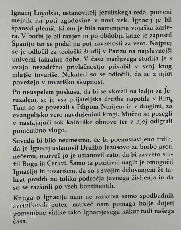 IGNACIJ LOYOLSKI, Candido de Dalmases
