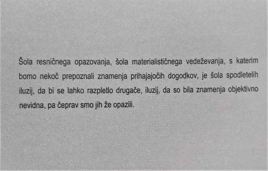 INTERVENCIJE V NEPOVRATNO, Tadej Troha