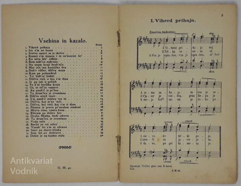 KOROŠKE SLOVENSKE NARODNE PESMI III. zvezek , Zdravko Švikaršič