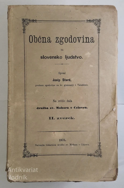 OBČA ZGODOVINA ZA SLOVENSKO LJUDO, Josip Stare