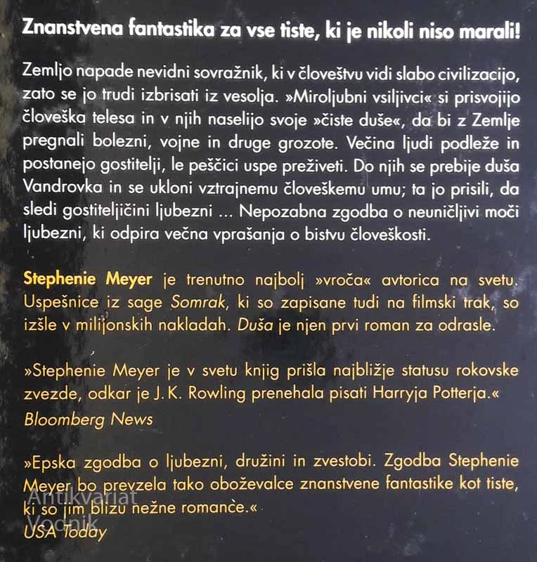 DUŠA, Stephanie Meyer