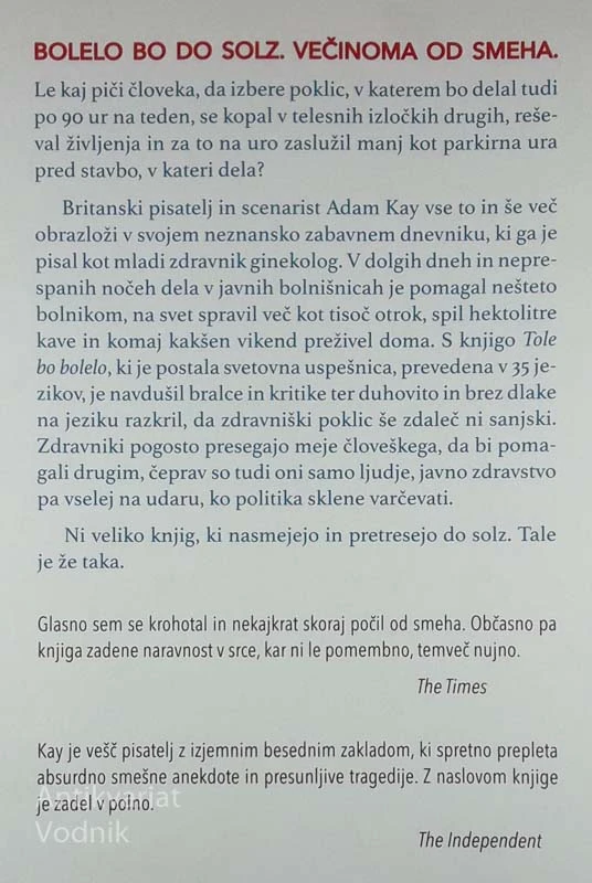 TOLE BO BOLELO, Adam Kay