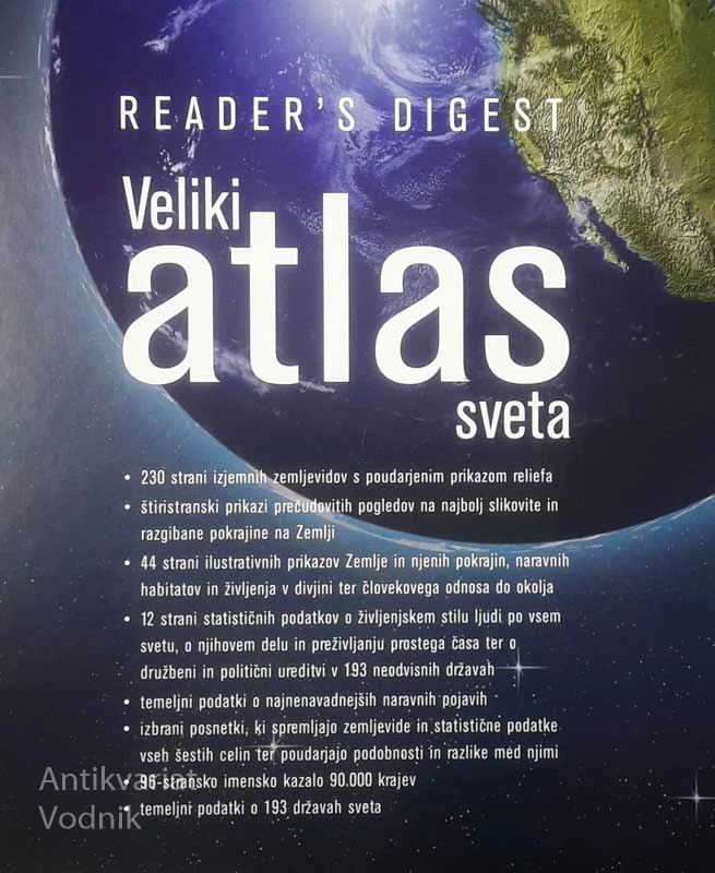 VELIKI ATLAS SVETA (Reader’s Digest)