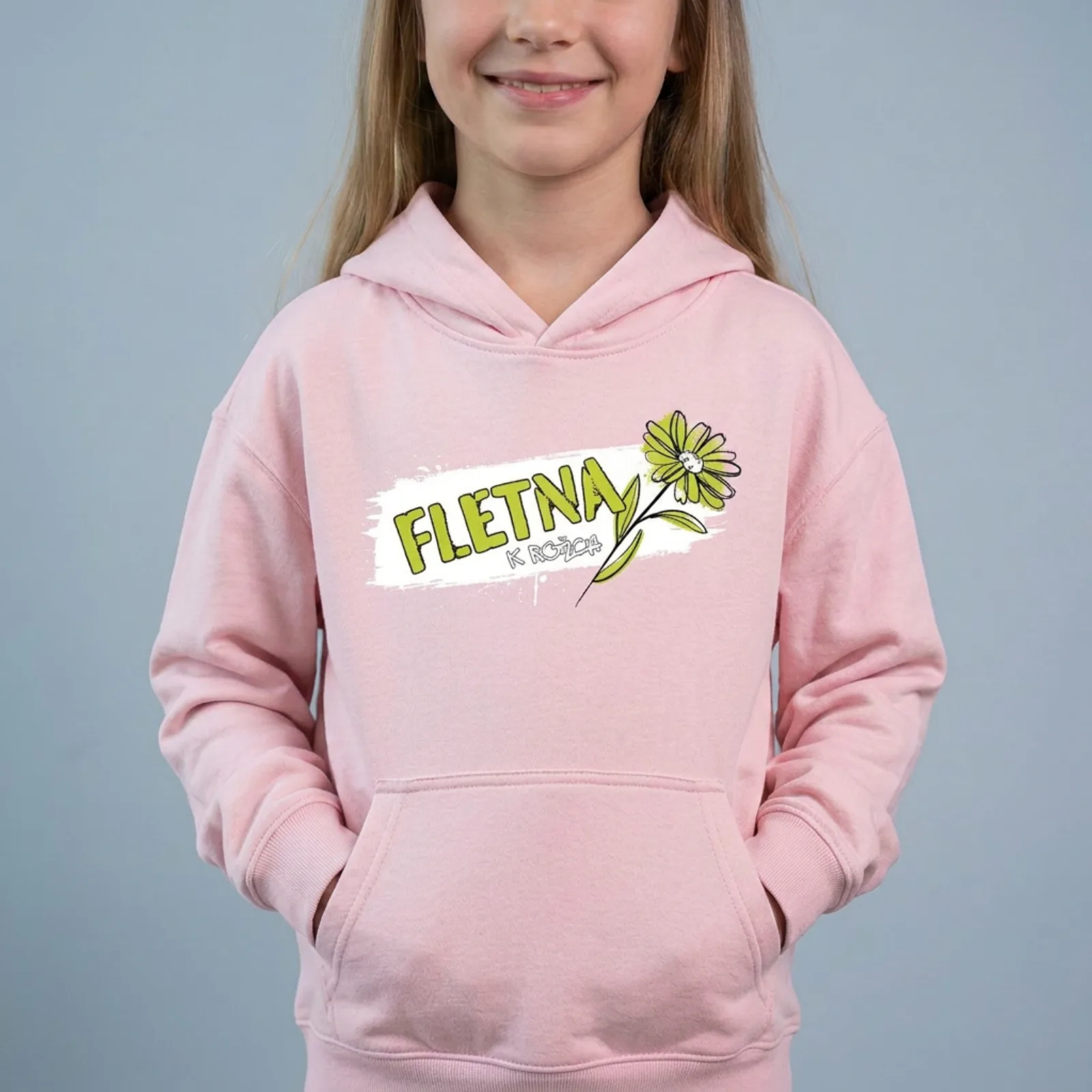 Dekliški pulover FLETNA K ROŽCA