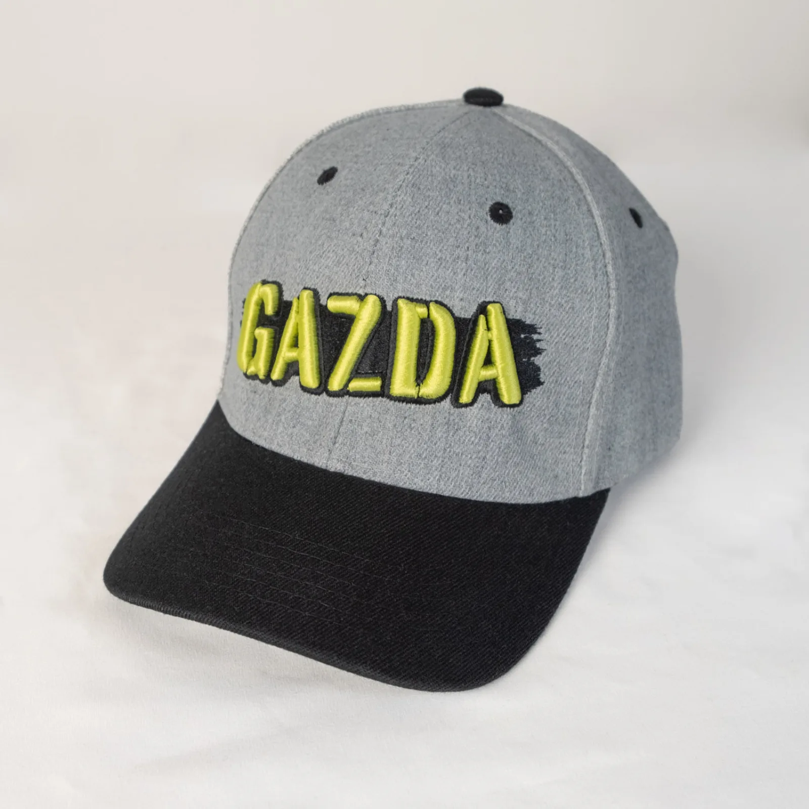Kapa s šiltom GAZDA sivo-črna