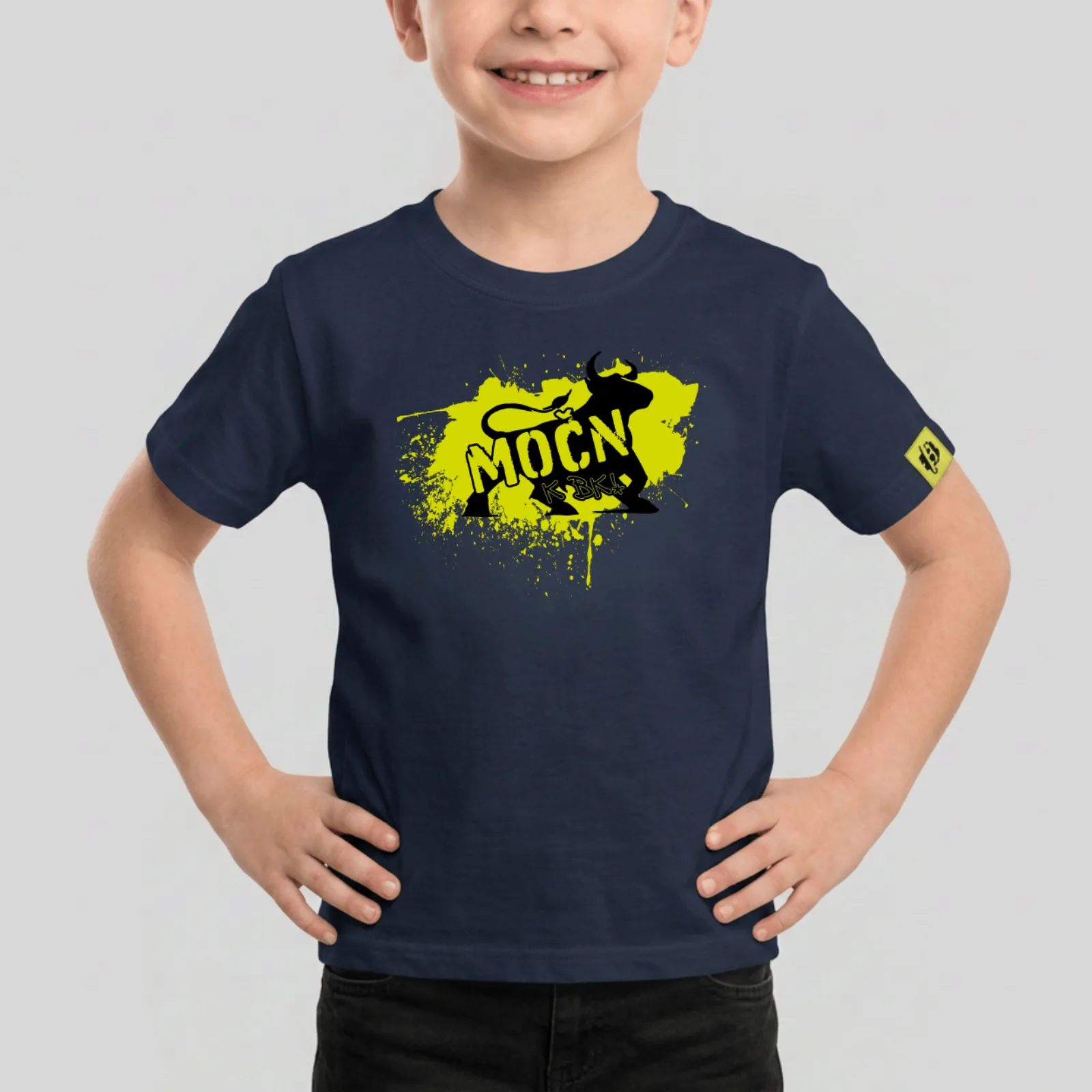 Otroška majica MOČN K BK