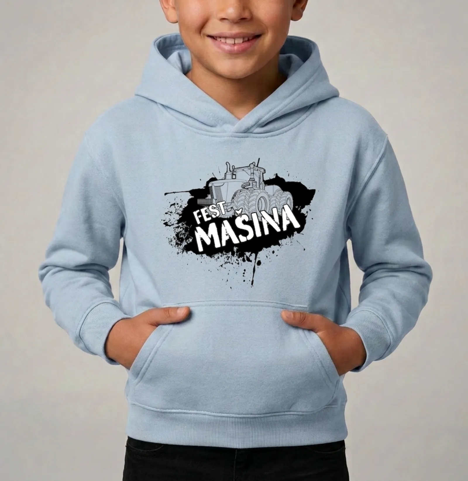 Otroški pulover FEST MAŠINA moder